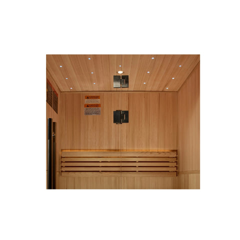 Golden Designs Sundsvall Edition Traditional Indoor 2 Person Red Cedar Sauna GDI-7289-02