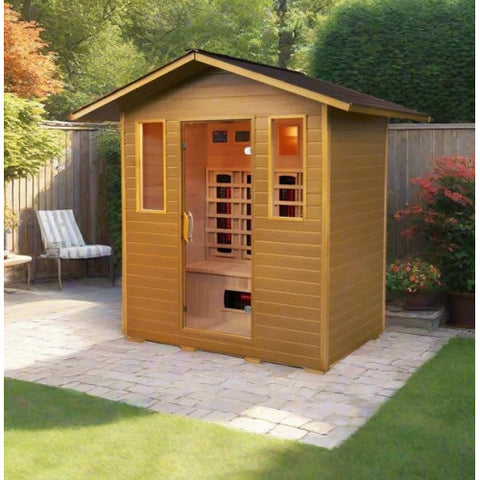 SunRay Cayenne Outdoor 4-Person Infrared Sauna
