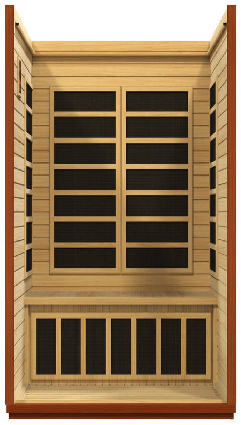 Dynamic San Marino Elite Ultra Low EMF Far Infrared 2 Person Sauna DYN-6206-01 Elite