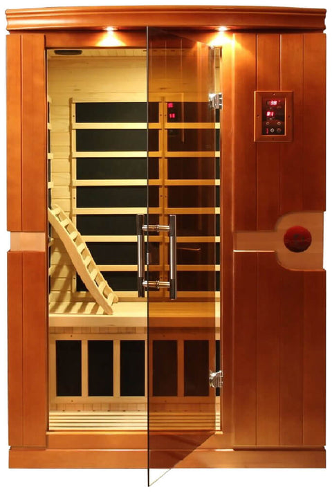 Dynamic Saunas Venice Edition DYN-6210-01 Low EMF Far Infrared 2 Person Sauna