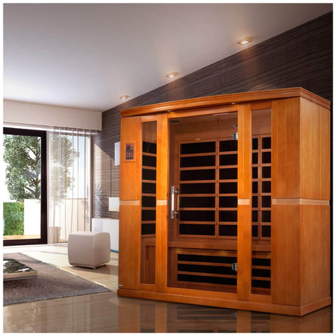 Dynamic Saunas Bergamo Edition DYN-6440-01 Low EMF Far Infrared 4 Person Sauna