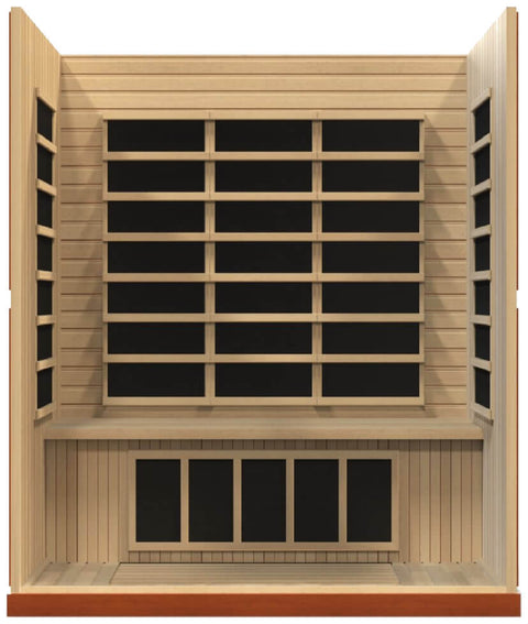 Dynamic Saunas Bergamo Edition DYN-6440-01 Low EMF Far Infrared 4 Person Sauna