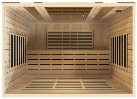 Dynamic Saunas Bergamo Edition DYN-6440-01 Low EMF Far Infrared 4 Person Sauna