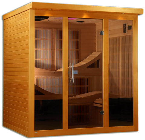 Dynamic Saunas DYN-6996-01 Ultra Low EMF Far Infrared 6-Person Sauna