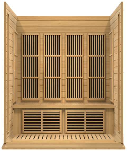 Maxxus MX-K406-01 Low EMF FAR Infrared Canadian Hemlock 4 Person Sauna