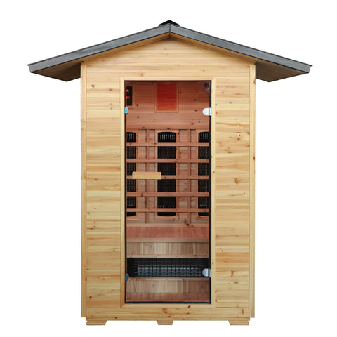 SunRay Burlington Outdoor 2-Person Infrared Sauna
