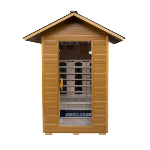 SunRay Burlington Outdoor 2-Person Infrared Sauna