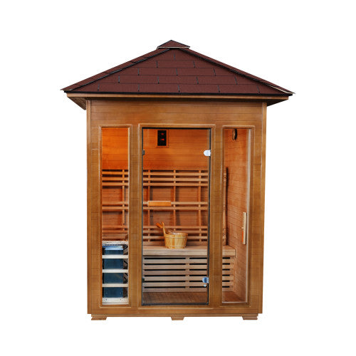 SunRay Waverly Outdoor Traditional 3-Person Sauna