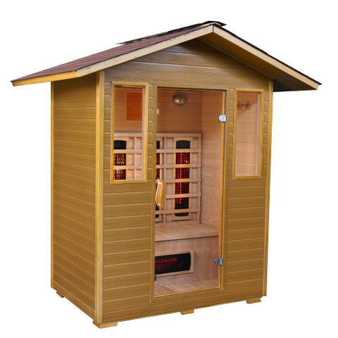 SunRay Grandby Outdoor 3-Person Infrared Sauna
