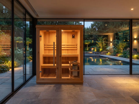 SunRay Charleston 4 Person Indoor Traditional Cedar Sauna