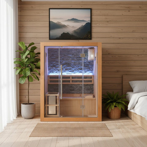 SunRay Rockledge Traditional 2-Person Sauna
