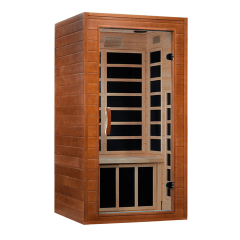 Dynamic Saunas Avila (New 2023 Model) DYN-6103-01 Low EMF Far Infrared 1-2 Person Sauna