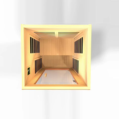 Dynamic Saunas Avila (New 2023 Model) DYN-6103-01 Low EMF Far Infrared 1-2 Person Sauna