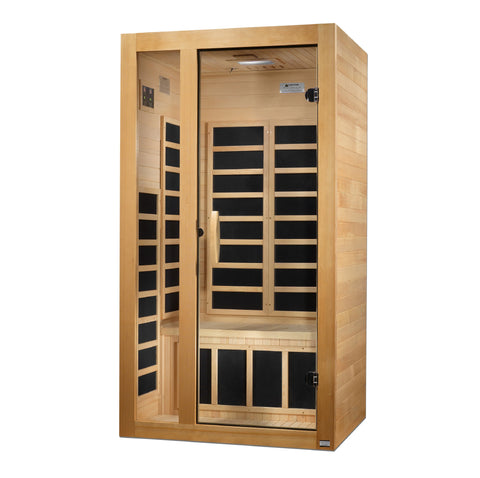 Dynamic Saunas Garcia Low EMF Far Infrared 1-2 Person Sauna DYN-6119-01