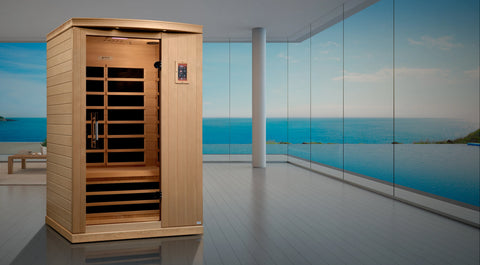 Dynamic Saunas Ultra Low EMF Far Infrared 2 Person Sauna - Venice Elite Edition