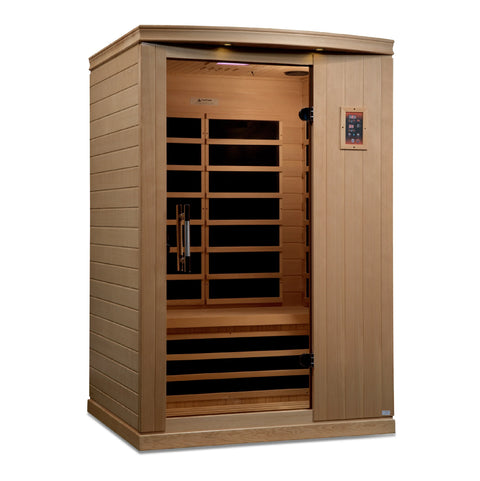 Dynamic Saunas Ultra Low EMF Far Infrared 2 Person Sauna - Venice Elite Edition