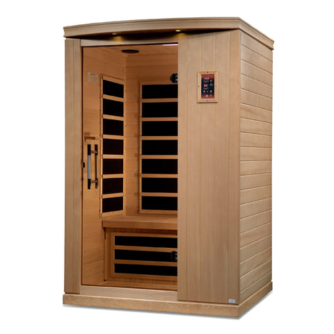 Dynamic Saunas Ultra Low EMF Far Infrared 2 Person Sauna - Venice Elite Edition