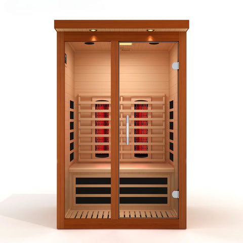 Dynamic "Llumeneres" 2 Person Full Spectrum Nero Zero EMF FAR Infrared Sauna **New 2026 Model*** (DYN-6215-03 FS)