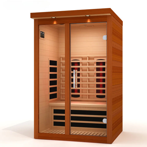 Dynamic "Llumeneres" 2 Person Full Spectrum Nero Zero EMF FAR Infrared Sauna **New 2026 Model*** (DYN-6215-03 FS)