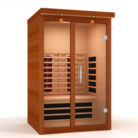 Dynamic "Llumeneres" 2 Person Full Spectrum Nero Zero EMF FAR Infrared Sauna **New 2026 Model*** (DYN-6215-03 FS)