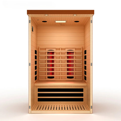 Dynamic "Llumeneres" 2 Person Full Spectrum Nero Zero EMF FAR Infrared Sauna **New 2026 Model*** (DYN-6215-03 FS)