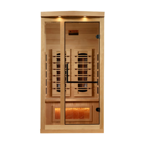Golden Designs "Reserve Edition" 1 Person Full Spectrum with Himalayan Salt Bar (GDI-8010-03)