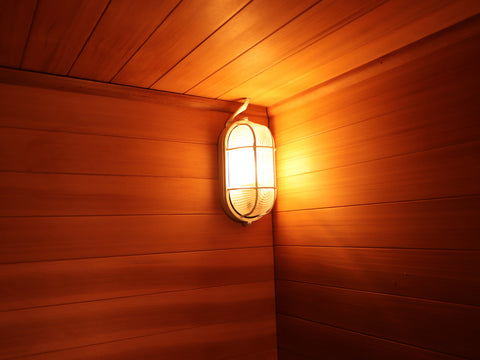 Cayman 4-Person Outdoor Traditional Sauna with 6kW Harvia Heater