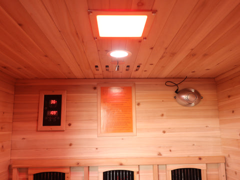 SunRay Burlington Outdoor 2-Person Infrared Sauna