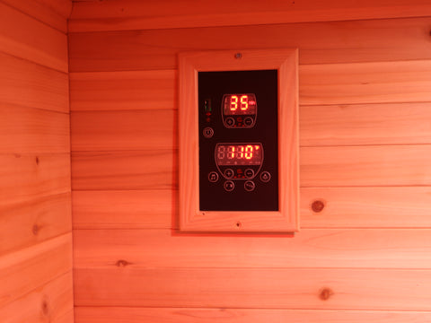 SunRay Burlington Outdoor 2-Person Infrared Sauna