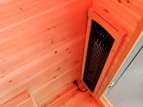 SunRay Burlington Outdoor 2-Person Infrared Sauna