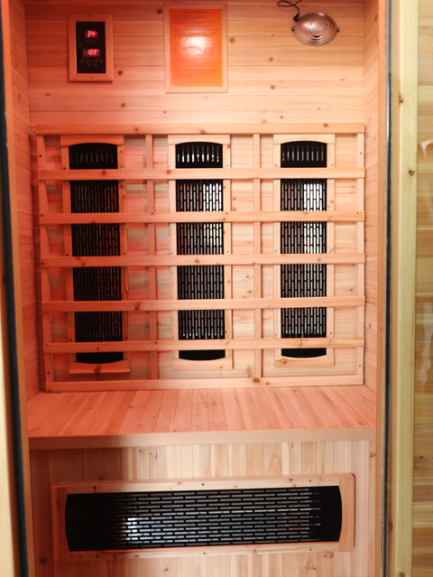 SunRay Burlington Outdoor 2-Person Infrared Sauna