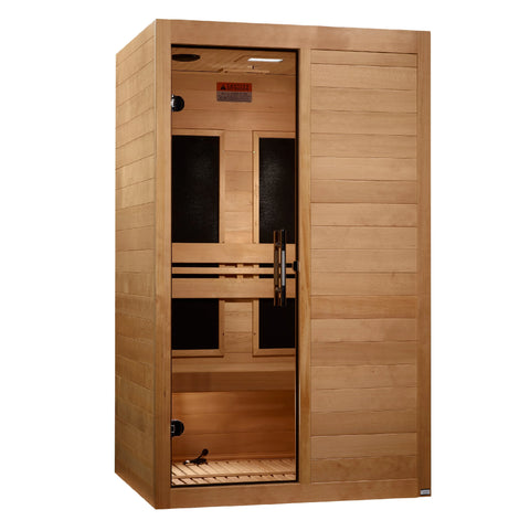 Maxxus Yoga Series S-Line MX-S206-01 Low EMF FAR Infrared Sauna Canadian Hemlock (New 2024)