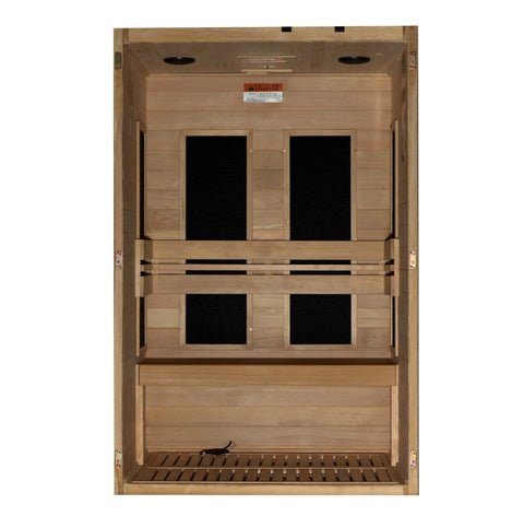 Maxxus Yoga Series S-Line MX-S206-01 Low EMF FAR Infrared Sauna Canadian Hemlock (New 2024)