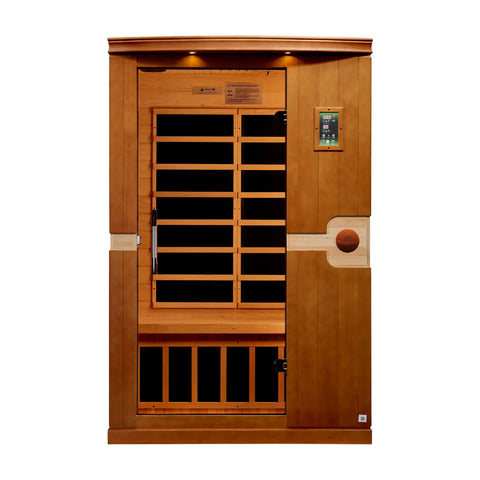 Dynamic Saunas Venice Edition DYN-6210-01 Low EMF Far Infrared 2 Person Sauna