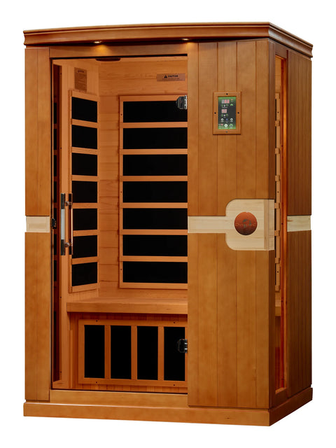 Dynamic Saunas Venice Edition DYN-6210-01 Low EMF Far Infrared 2 Person Sauna
