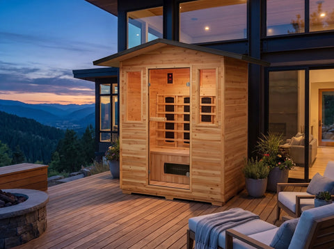 SunRay Grandby Outdoor 3-Person Infrared Sauna