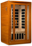 Dynamic Saunas San Marino Edition DYN-6206-01 Low EMF Far Infrared 2 Person Sauna