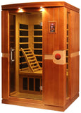 Dynamic Saunas Venice Edition DYN-6210-01 Low EMF Far Infrared 2 Person Sauna
