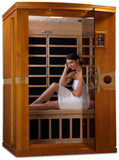 Dynamic Saunas Venice Edition DYN-6210-01 Low EMF Far Infrared 2 Person Sauna