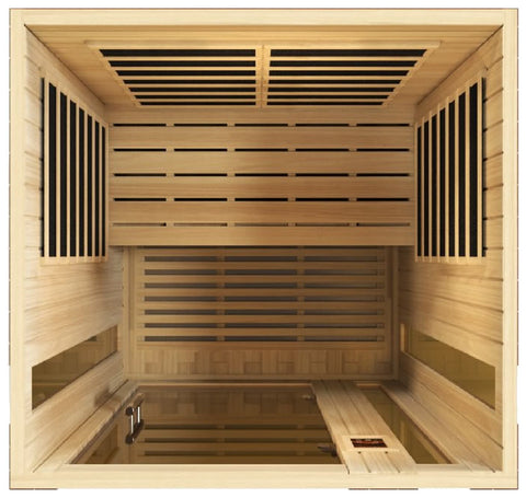 Dynamic Saunas Vittoria Edition DYN-6220-01 Low EMF Far Infrared 2 Person Sauna