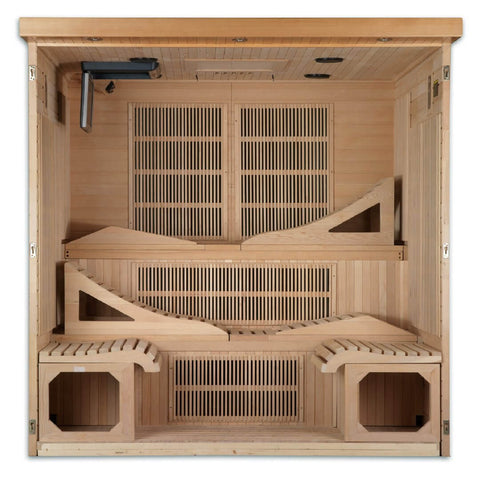 Dynamic Saunas DYN-6996-01 Ultra Low EMF Far Infrared 6-Person Sauna