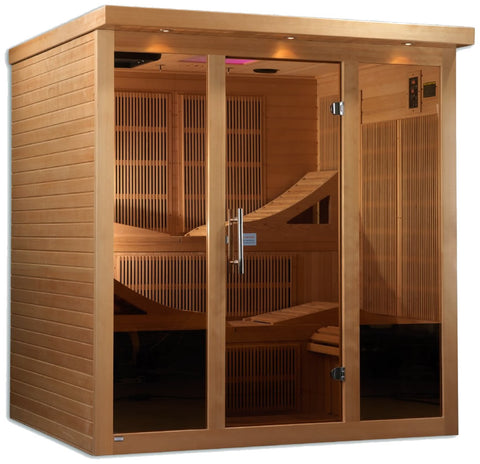 Golden Designs GDI-6996-01 Near Zero EMF Far Infrared 6-Person Sauna