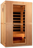 Maxxus Serenity Dual Tech Low EMF FAR Infrared Canadian Hemlock 2 Person Sauna