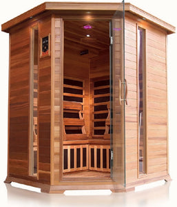 SunRay Bristol Bay 4-Person Indoor Infrared Corner Sauna