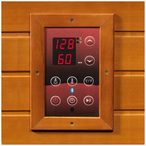 Dynamic Saunas Venice Edition DYN-6210-01 Low EMF Far Infrared 2 Person Sauna