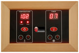 Maxxus MX-K306-01 Low EMF FAR Infrared Canadian Red Cedar 3 Person Sauna