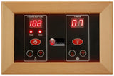Maxxus MX-K206-01-ZF Near Zero EMF FAR Infrared Canadian Hemlock 2 Person Sauna